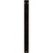 Ekena Millwork Tristan Wrought Iron Bracket, (Single center brace), Antiqued Brass 1 1/2"W x 12"D x 15"H BKTM01X12X15STNABS - alternate 3